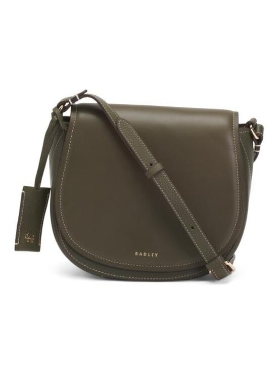 RADLEY LONDON Handbags - RADLEY LONDON Leather Liverpool Gardens Medium Flap Over Crossbody